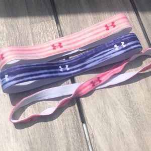 3 Under Armour Headbands One Size